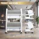 32-Device Open Charging Cart for Laptops & Chromebooks Charging Station