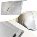Side Bumper Chrome Trim without Hole Compatible with Volvo 2018+ Volvo VNL 1 Pair Of Right Passenger & Left Driver Side Bumper Extension Corners Chrome Trim