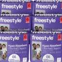Freestyle BambooTek Diapers (Size 6) Hyper Absorbent & Non-Toxic Disposable Diapers for Sensitive Skin Ultra Soft Diapers (35+ lbs) 120 Count