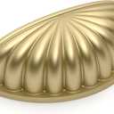 10 Pack Gold Cabinet Pulls 3 Inch Center Cup Handles Bin Drawer Pulls