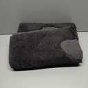 PURRUGS Dirt Trapping Door Mat 32" x 47", Non-Skid/Slip Machine Washable Microfiber Entryway Rug, Dog Doormat, Super Absorbent Welcome Mat for Muddy Wet Shoes and Paws, Charcoal