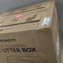 MeoWant Self-Cleaning Cat Litter Box, 106L Extra-Large Space Low Entrance Automatic Cat Litter Box Perfect for Multiple Cats, Safety Sensor, Anti-Pinch, APP Control, Odor Free with Mat & Liner
