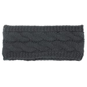 LUTHER PIKE SEATTLE Ear Warmer Winter Headband For Women (One Size, Dark Grey)