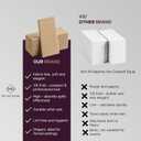 Wood Paper Napkins | Linen Feel Guest Disposable Cloth Like Dinner Napkins | Hand Towels | Soft, Absorbent, Paper Hand Napkins for Kitchen, Bathroom, Parties, Weddings, Dinners | 50 Pack