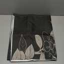 Noren Japanese Doorway Curtain Window Treatment Tapestry Blooming Flowers Printed Door Curtain Polyester Panel for Privacy Partition Divider Kitchen Home Decor 34" Width x 60" Long (Black)