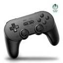 8BitDo Pro 2 Bluetooth Controller for Switch/Switch 2, Hall Effect Joysticks, 2 Pro Back Paddle Buttons, Wireless Gaming Controller for Switch, PC, Android, and Steam Deck & Apple (Black Edition)