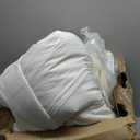 JOLLYVOGUE California King Comforter Set, Ultra-Soft Bed in a Bag Cal King Size 7 Pieces, Oeko-TEX Certified Bedding Set with Down Alternative Comforter, Sheets, Pillowcases & Shams, White