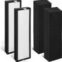 2+8 Set HFD300 Filter Replacement-Compatible with Honeywell Air Genius 3,4,5,6 Series Air Cleaner Purifier,Part#HFD300,HFD310,HFD360,HFD314,HFD323CV1,HFD320 Replacement Filter.