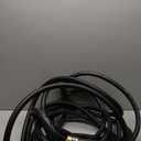 Leader Garden Hose 15ft x 3/4", Heavy Duty Short Water Hose, Male to Female Fittings, Five Layered Braiding for Durability, 1000PSI Burst, 300PSI Working (Black)