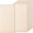 6 Pack 12 x 24 x 1/4 Inch-6mm Thick Basswood Sheets for Crafts Unfinished Plywood Sheets Rectangular Wood Panel Boards for DIY Laser Project, Wood Burning, Engraving, Architectural Models, Staining