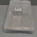 2 Pcs Expandable Drawer Organizer 11.1 to 19.2 Width, Shallow Cosmetic Organizer 1.3 Height, Clear Plastic Storage Trays for Dressing Table,Bathroom