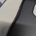 Designed for iPhone 16 Pro Case with 360 Magnetic Stand, Carbon Fiber Phone Case [Compatible with Magsafe] [15FT Military Protection] with Stand Ring 6.3'', Black