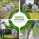 2 x Garden Netting Mesh Plant Cover Bags with Drawstring 3.28Ft x 2.62Ft, 4 Pack Bird Netting Plants Cover Protection