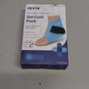 REVIX Ankle Ice Pack Wrap  Reusable Gel Cold Compression for Foot Discomfort, Ice Wrap for Feet Swelling and Recovery, Plantar Fasciitis, Achilles Tendonitis, and Sprained Ankles