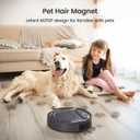 Lefant M210P Robot Vacuum Cleaner, 4000pa Suction, 200 Mins Runtime, Super Thin, Quiet, Self-Charging, Ideal for Pet Owners, Multi Surface Cleaning, APP/WiFi/Alexa Control, Gray