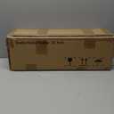 18'' Wall Mounted Kraft Paper Roll Dispenser & Cutter,Black Butcher Paper Dispenser, Farmhouse Decoration - Ideal Choice for Lists, Art Work, Calendars, White Paper Holder with Cut Bar