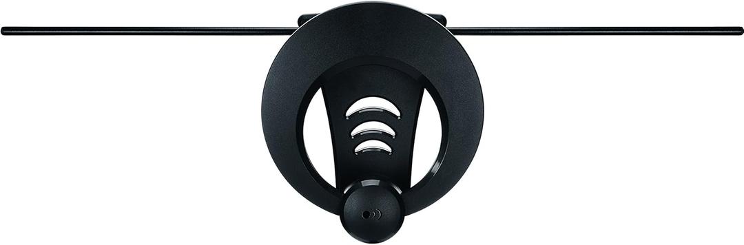 Antennas Direct ClearStream 1MAX HDTV Antenna UHF VHF Multi-Directional, 40+ Mile Range, 4K 8K UHD, NEXTGEN TV  w/Adjustable Mounting Hardware(Black)