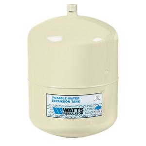 Watts PLT-12 4.5-Gallon Potable Water Expansion Tank 3/4" Male Inlet
Carbon Steel Butyl Diaphragm Pre-Pressurized 150 Psi Maximum Compatible with Gas Oil and Electric Heating Systems
