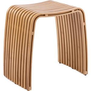 Bamboo Bathroom and Dining Stool, Bamboo Bench, Durable and Beautiful Designed for Bathroom Room, Dining Room, Living Room and Bedroom,
