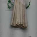 Wood Dowels Wooden Dowel Rods for Crafts, 25PCS 3/8 x 18 Round Macrame Wooden Sticks for Crafting, Unfinished Hardwood Sticks for Arts and DIYers, Tiered Cake Support and Wedding Ribbon Wands (3/8"18"-25PCS)