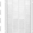 VEVOR Return Air Filter Grille, Fits W20 x H30 Inch Duct Opening, Filter Not Included, Return Air Vent Cover for Wall, Powder-Coated Steel Return Air Grill Detachable Face/Door for 1 inch Filters