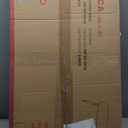 Standing Desk Adjustable Height, Mobile Stand Up Desks with Wheels Small Computer Desk Rolling Desk, Portable Laptop Desk Black Standing Table Sit Stand Home Office Desks 16"x31.5" Height 27"-43.5"