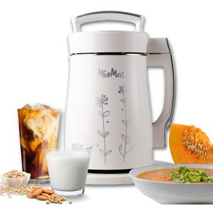 MioMat 8in1 Plant Based Milk Maker | Make 40oz of Natural Almond Milk, Soy Milk, Oat Milk, Coconut Milk, and more ... + soups, porridges, smoothies, pures... | Automatically, at the touch of a button