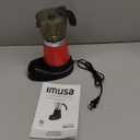 Imusa Special Edition Electric Cuba/Domino themed Espresso Maker, 3 or 6 Cups, White, Red, Blue