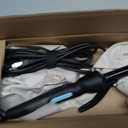 Bio Ionic Long Barrel Curling Iron with Moisture Heat Technology & NanoIonic MX Versatile Curling Wand - Size: 0.75 Inch (Tight Curls)