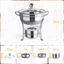 1QT Mini Chafing Dishes for Buffet, 4 Pack Food Warmers for Parties