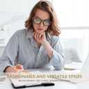 Przene Reading Glasses for Men Women Blue Light Blocking Readers Spring Hinges Lightweight Style Pack (Demi Grey/Brown/Blue/Red)