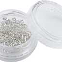 925 Sterling Silver Jump Rings 0.5x2.5mm 150pcs for Jewelry Making Findings