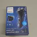 Philips Norelco Shaver 3600 Series, Wet and Dry Electric Shaver, P-Cap, Travel Pouch, Storm Blue, Model S3243/91