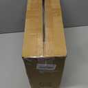 96 Inch Long Pinch Pleated Dark Linen Color Curtains,100% Blackout Thermal Insulated Natural Pinch Pleat Rustic Country Style Drapes with Hooks Rings 2 Panel Sets,Taupe Tan 8FT Window Curtain