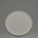 Costa Nova Ceramic Stoneware 11'' Dinner Plate - Redonda Collection, White | Microwave & Dishwasher Safe Dinnerware | Food Safe Glazing | Restaurant Quality Tableware
