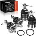 A-Premium Set of 2, Front Upper & Lower Ball Joint Kit, Compatible with Honda Accord 1998-2002, Acura TL 1999-2003, CL 1997-2003, Isuzu Oasis 1996-1999