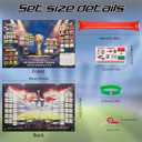 Wildarms Mexico Soccer Fan Party Kit 21PCS with Noise Sticks, Tattoos, Wristbands & Match Poster (Mexico)