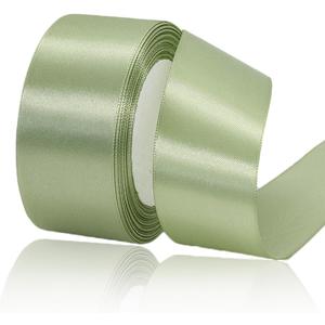 3 x Sage Green Ribbon, 1 Inch x 25 Yards Satin Fabric Ribbon for Christmas Decorations, Flower Bouquets, Gift Wrapping, Hair Bows, DIY Crafts, Wedding Invitations Ribbon and Baby Shower Parties