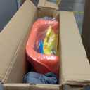 2 in 1 Toddler Swing & Baby Jumper, Foldable Baby Bouncer with Soft Cushion, Foldable Indoor & Outdoor Use, Easy to Install & Store Swing Sets for Backyard Play (Blue)