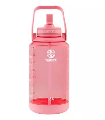 Takeya 64 Oz Wide Handle Straw Bottle