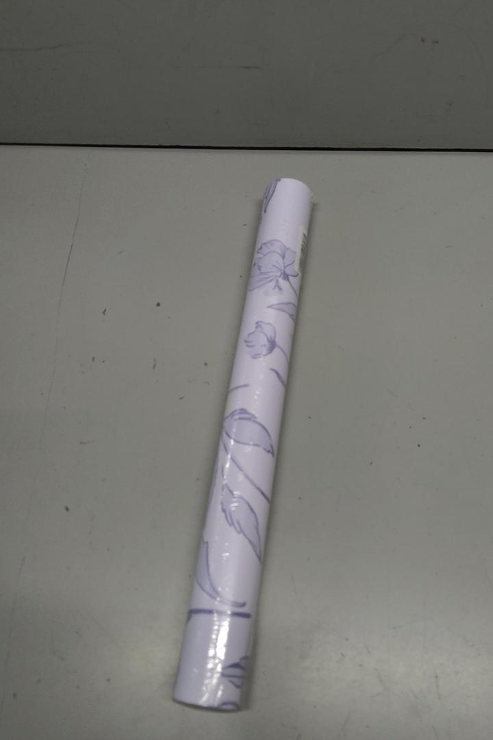 HeloHo Peel and Stick Wallpaper Blue and White Contact Paper Modern Flroal Wall Paper Removable Self Adhesive Stick on Wallpaper for Bedroom Bathroom Vinyl Rolls, Size: 17.3" x 196.8"