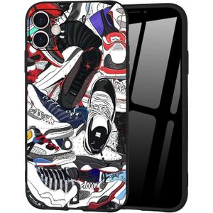 Cool iPhone 11 Case for Boys Men,Shoe Cartoon Street Fashion Shockproof Protection TPU Camera Protection Designer Case for iPhone 11