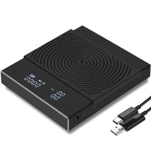 TIMEMORE Black Mirror Basic 2 Coffee Scale with Timer, 2kg/0.1g High Precision Kitchen Scale, Espresso Scale with Flow Rate Function, Digital Coffee Scale for Pour Over Drip Coffee with Silicone Cover