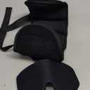 Travel Pillows for Airplanes, Airplane Pillow for Long Flight, Airplane Head Strap with Eye Mask for Sleep, Travel Neck Pillow for Car Road Trip, 360 Support Headrest, Stop Bobblehead, Black