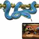 Snake Climbing Stick for Ball Python, Lizard, Tarantula, Hermit Crab, Leopard Gecko & Tree Frog, 20.08-31.5" Extendable Reptile Tank Accessory for Enclosure Enrichment & Habitat Decor