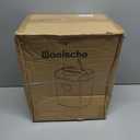 Woolsche 12-Sheet Cross Cut Paper Shredder with Large 5.55-Gallon Basket - P-4 Security, 3-Mode Shred for Cards/CDs/Staples/Clips - Jam Proof System for Office (ETL Certified)