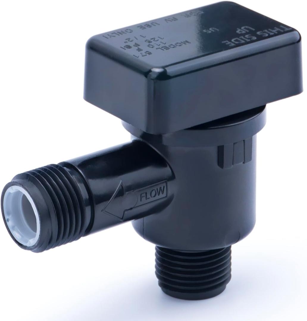 RV Vacuum Breaker Check Valve Replacement for 571-VAC-CHK-A Breaker Camper RV Flush Backflow Preventer to on Black Tank System Prevent Leaking Improve Freshwater