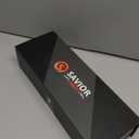 SAVIOR HEAT Heated Gloves for Men Women, Rechargeable Electric Heated Leather Skiing and Snowboarding Gloves (X-Small, Black)