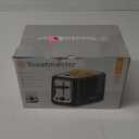 Toastmaster 2-Slice Cool Touch Toaster, black with stainless accent