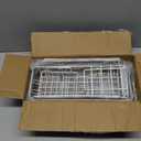 Liuoud 5 Pack Shower Caddy Organizer Rack Shelf for Inside Shower, Self Adhesive Wall Storage Basket Rustproof Stainless Steel Shampoo Holder Bathroom Accessory Decor Set, White